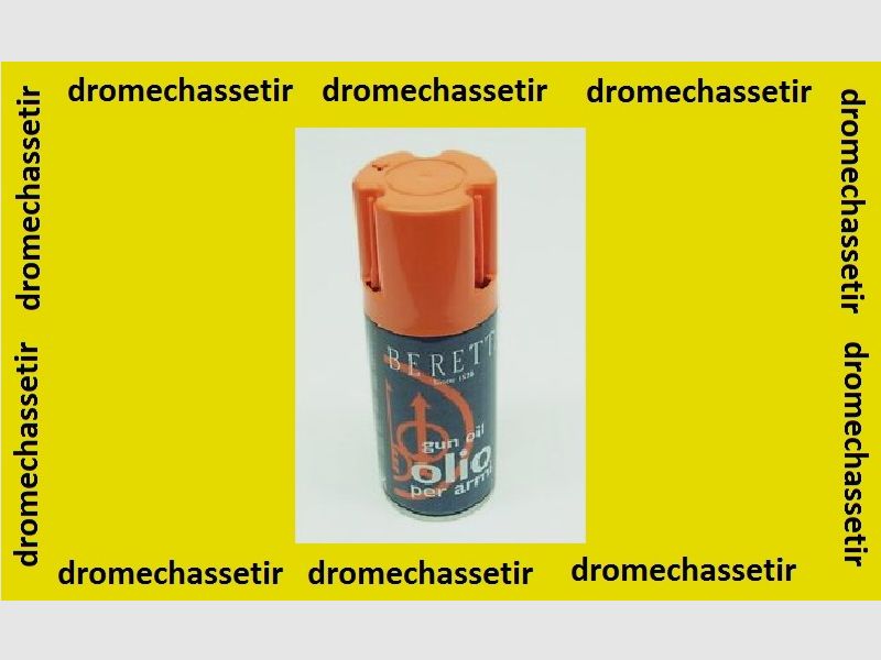 Bombe d&rsquo;huile Beretta avec 3 embouts applicateurs, flacon de 125 ml, image 1 sur 2