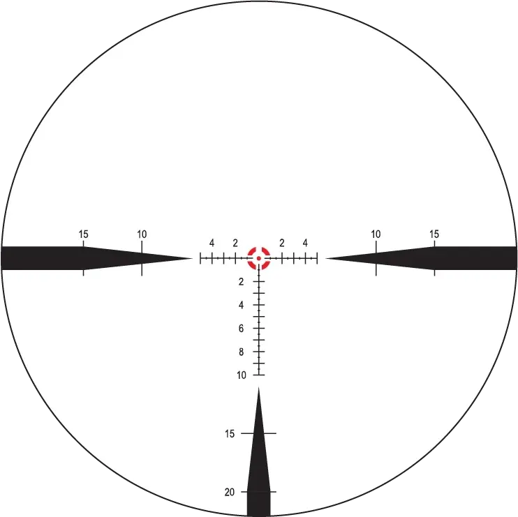 Nightforce NX8 1-8×24 F1 ZeroStop riflescope – Black, FC-MIL, image 8 of 8