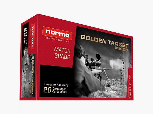 Norma .338 Lapua Mag. Golden Target 250grs 16.2g