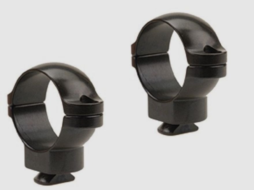 Leupold Dual Dovetail Ringe 25,4mm medium glänzend schwarz