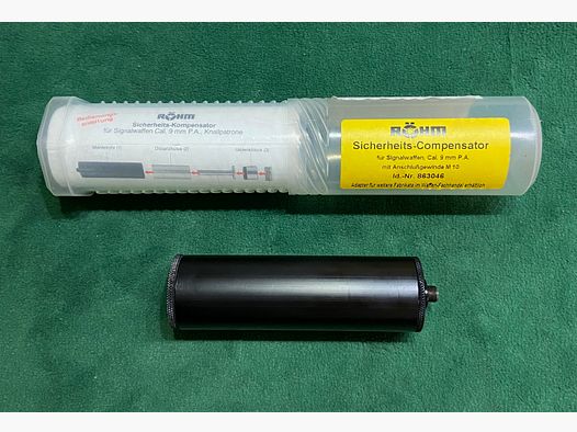 RÖHM Sicherheits-Kompensator Schalldämpfer für Schreckschusswaffen (SRS)
