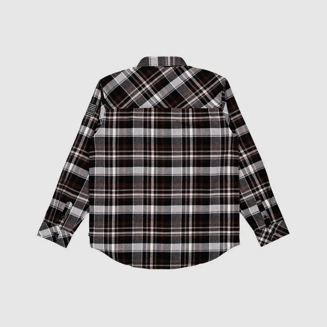 Flannel Shirt COMBAT, black/brown, image 2 of 3