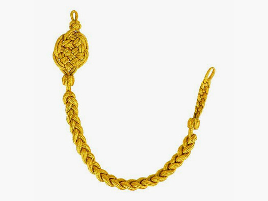 Schützenschnur 50cm goldfarben