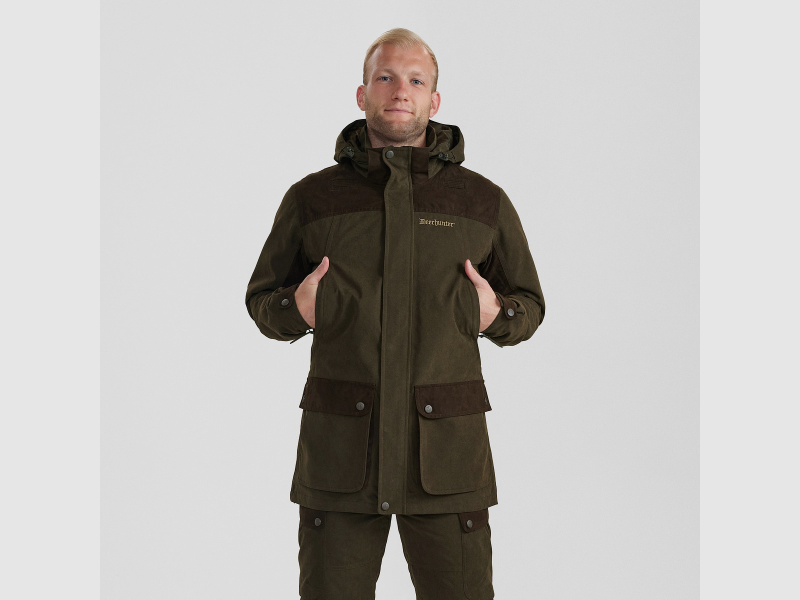 Deerhunter Eagle Jacket Man Tarmac Groen 62