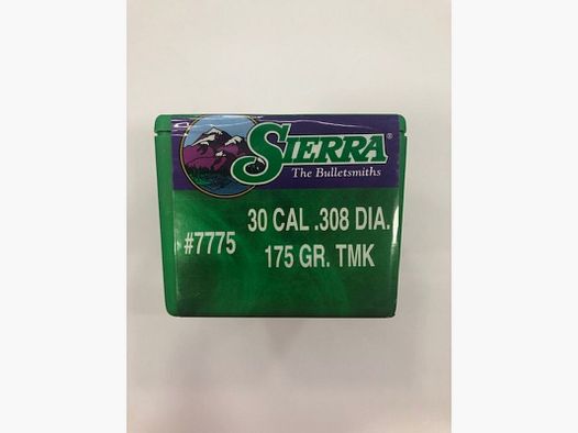 SIERRA Balas .30 Cal 175 GR TMK