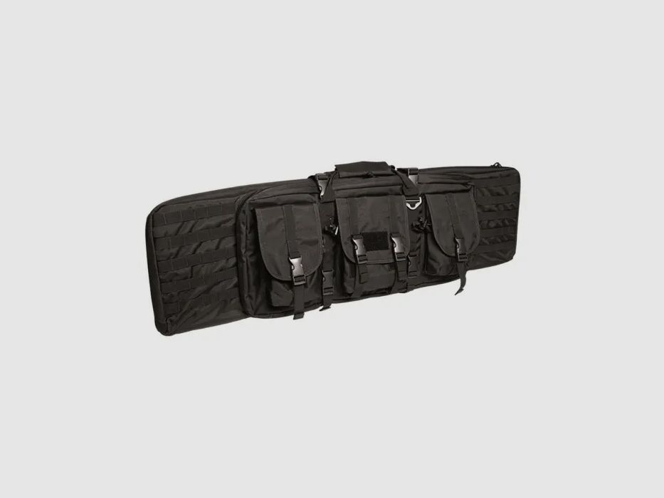 Gewehrtasche / Rifle Case "Large" - für Langwaffen bis 100cm, abschließbar, Schwarz