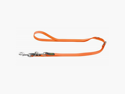 Hunter Regulowana smycz wygodna neonpomarańczowa – Szerokość / Długość: Szerokość: 20mm / Długość: 200cm