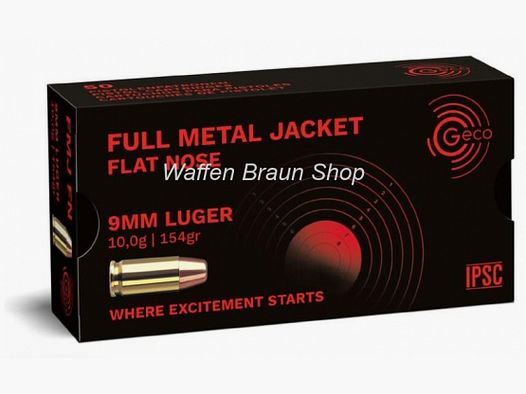 GECO PATR 9MM VM-FK 154grs. 50 STK