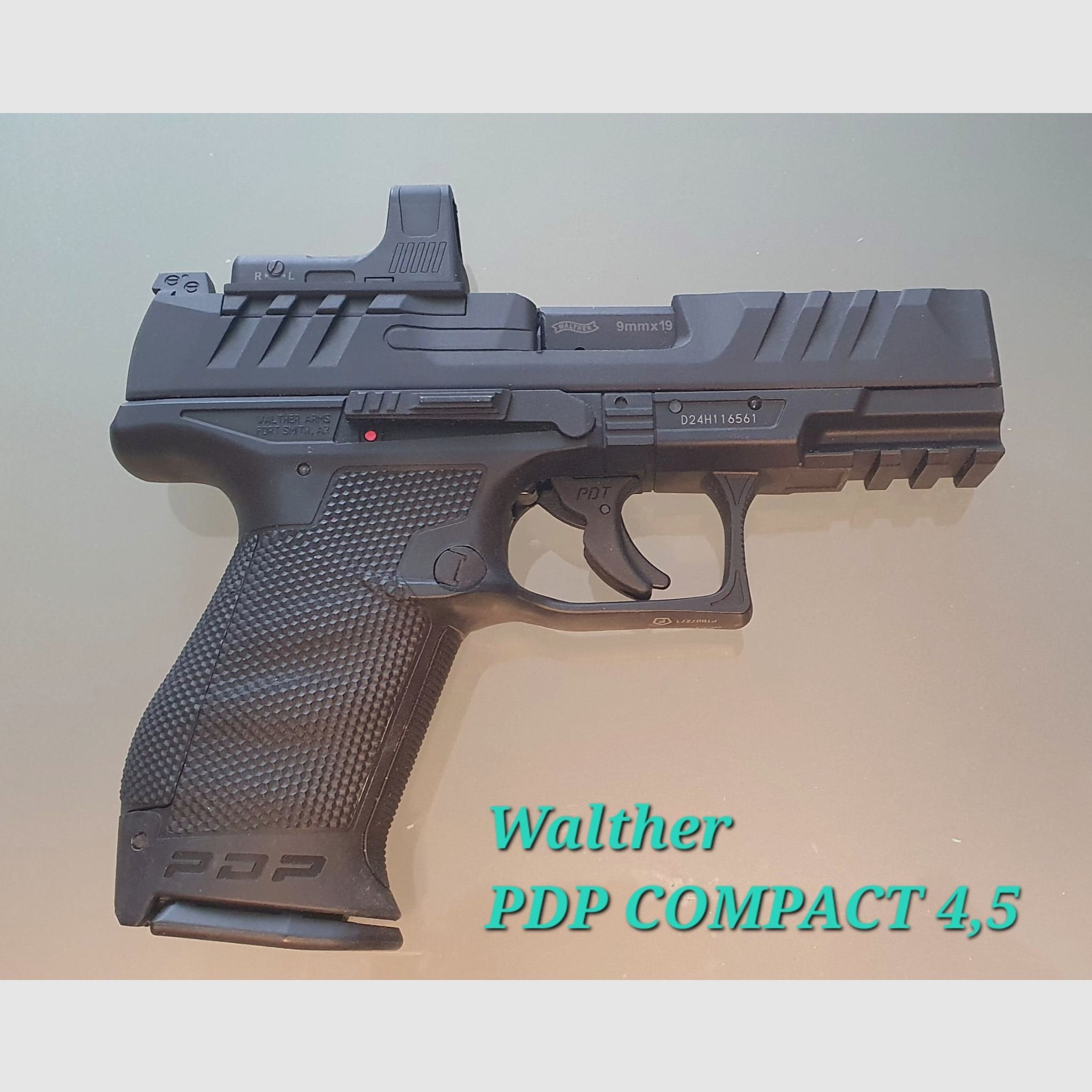 Walther CO2 pistolet PDP Compact 4" – zestaw