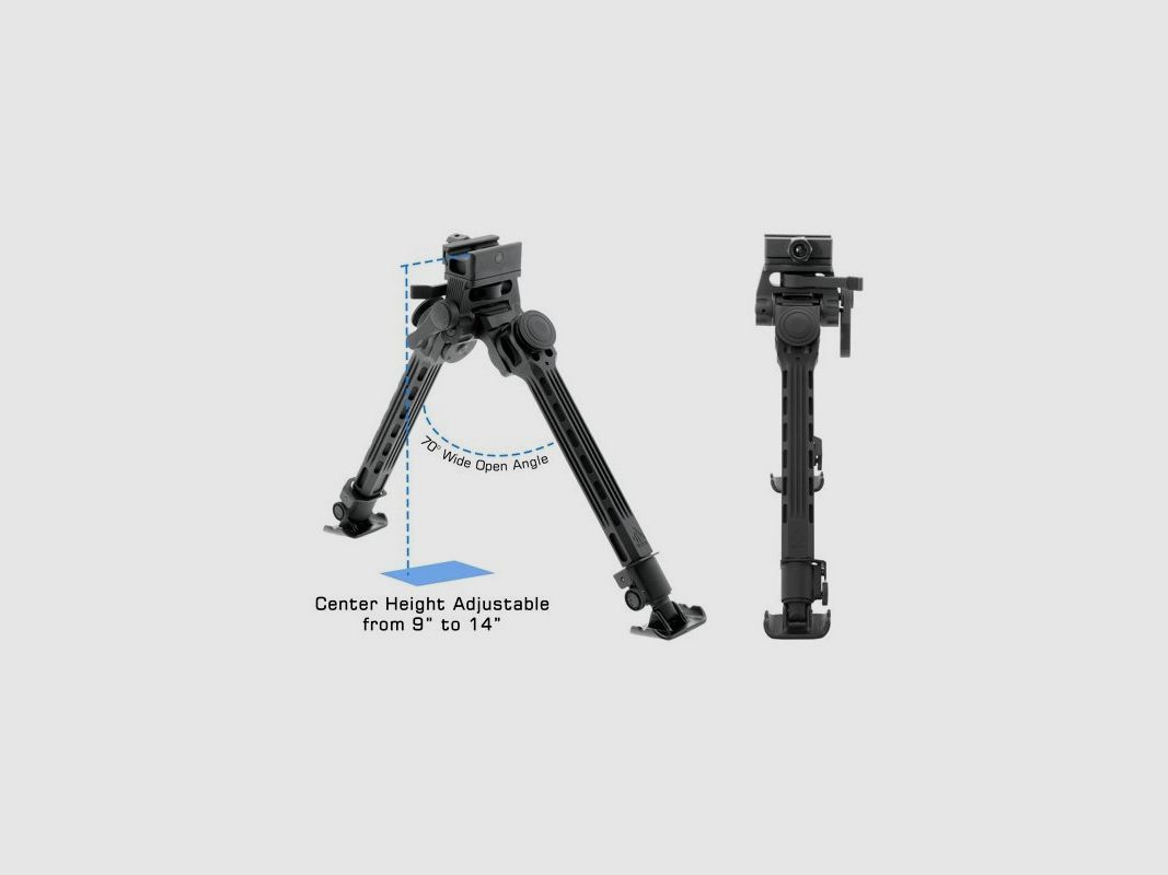Bipod Leapers UTG TL-BPFS01-A PROFESSIONAL, Bild 3 von 9