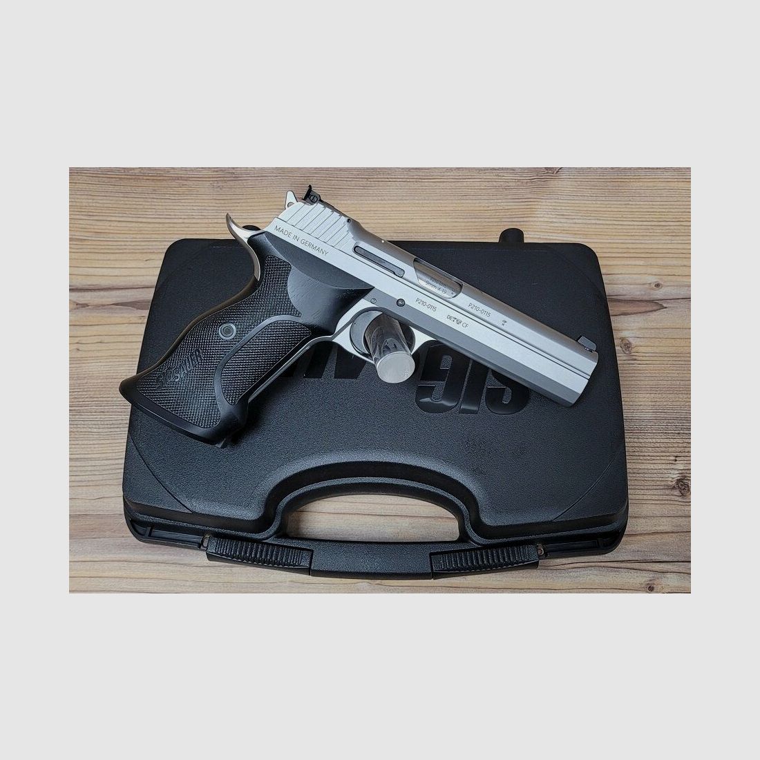 Sig Sauer P210 Super Target 5" Acero inoxidable - Mastershop HECHO EN ALEMANIA