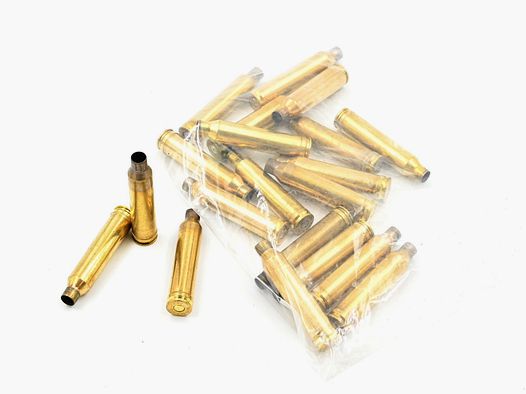 Jagdhülsen div. Hersteller 7mm Rem. Mag., 20 Stk., Boxer, 1x verschossen