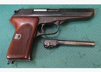 Pistola CZ M52 9mm Luger con cañón intercambiable 7,62mm Tok, cierre de rodillo 52