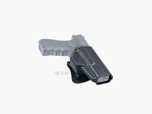 Duży holster paddle z polimeru dla Glock 17/19
