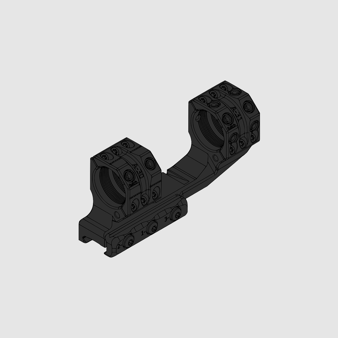 Spuhr Blockmontage 30 Gen3 H 38 / 23 mm OMIL PIC Cantilever