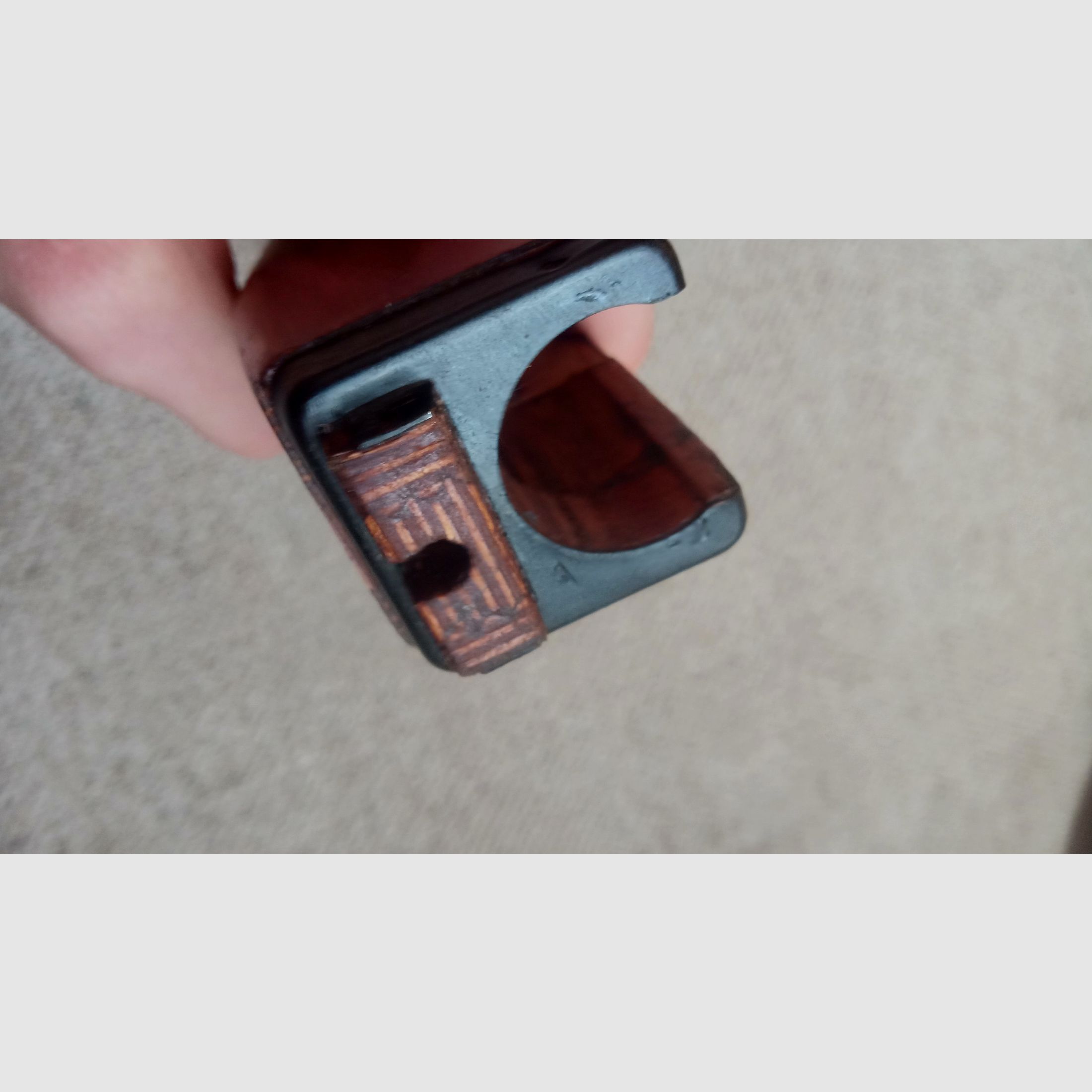 Original Russian RPK grip & handguard made of laminated wood with ferrule fitted for AK (AK74 / AK-100 / Saiga / AKM / Yunker 2/3/4 / Cybergun)