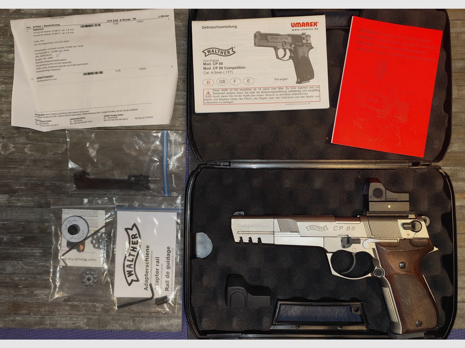 Walther CP88 Competition 4.5mm