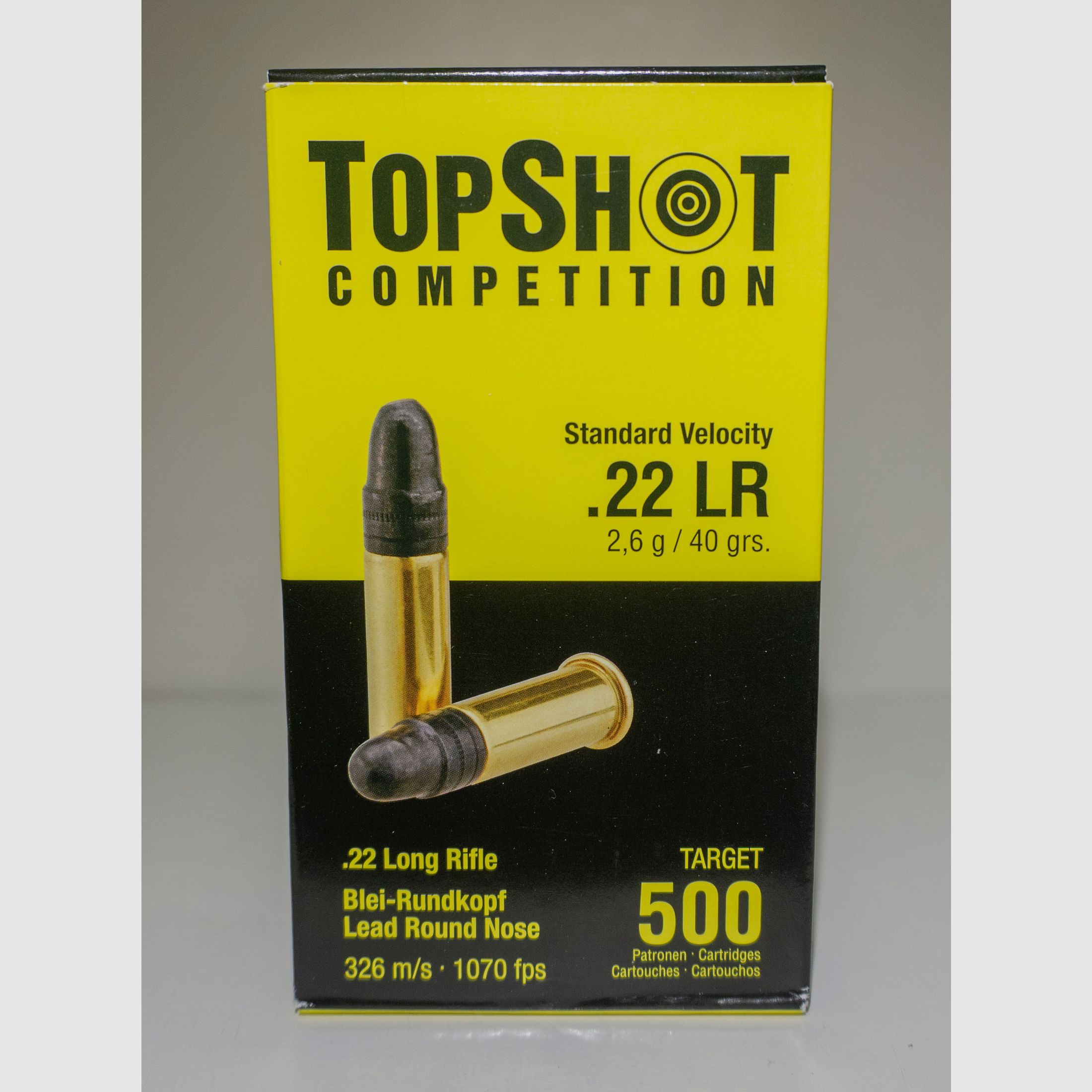 .22LR Munition Konvolut - Drei Hersteller TopShot, Magtech, CSI Blazer