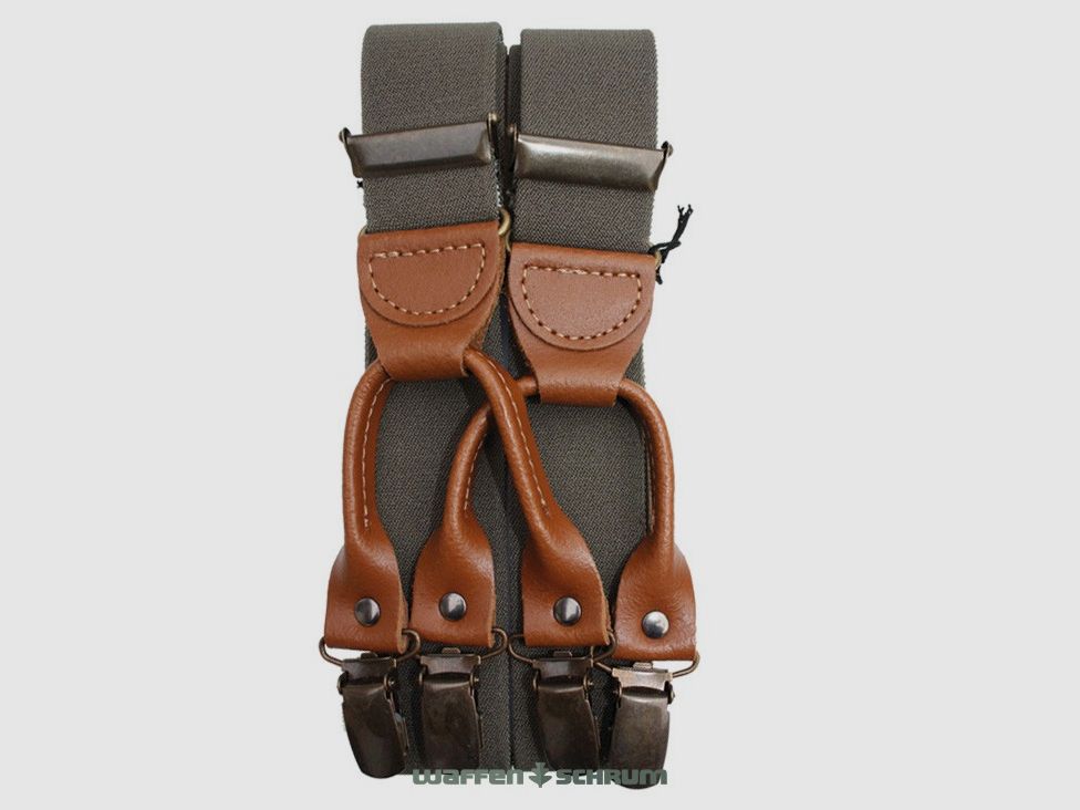 Foresta roll carrier with clip olive 120x3.5cm