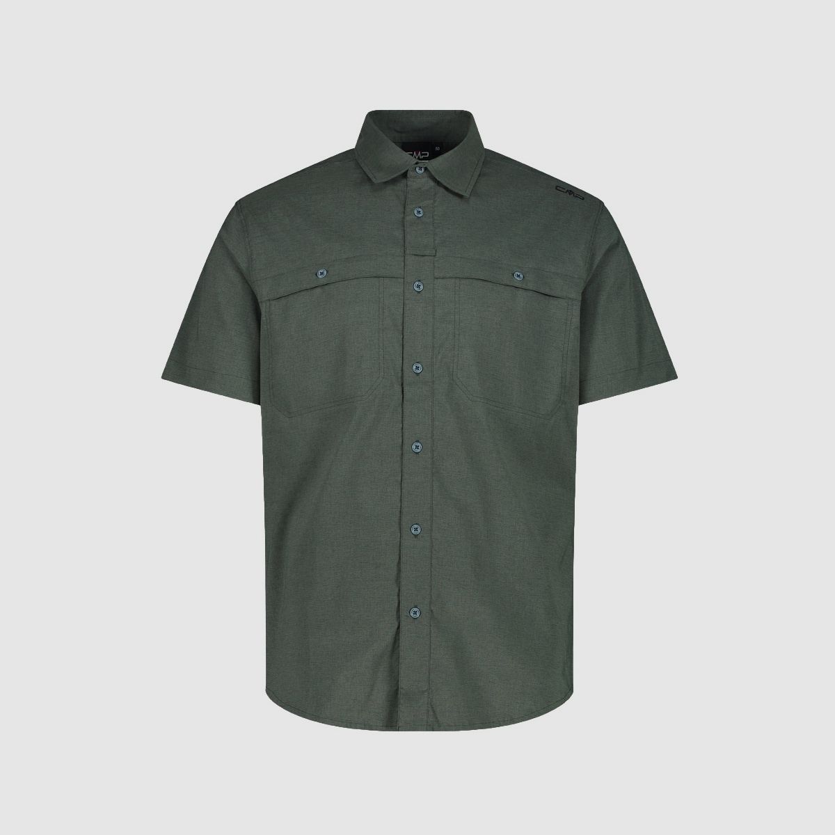 CMP Heren Korte Mouwen Shirt van Stretchmateriaal