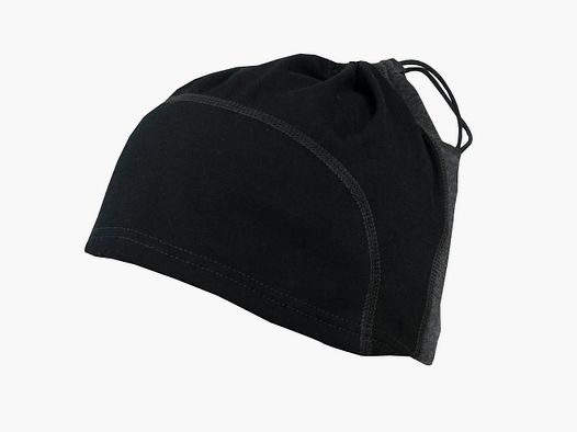 aclima Beanie LightWool Multifunction jet black marengo
