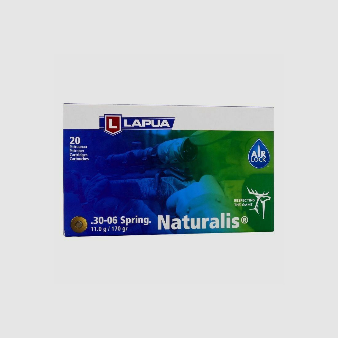 Lapua .30-06 Spring. Naturalis 11,0g/170gr.
