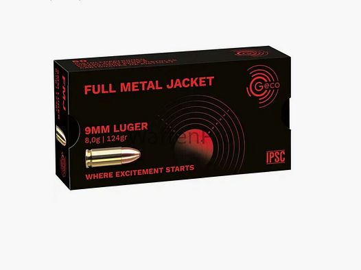 Geco Full Metal Jacket 8.0g/124grs.