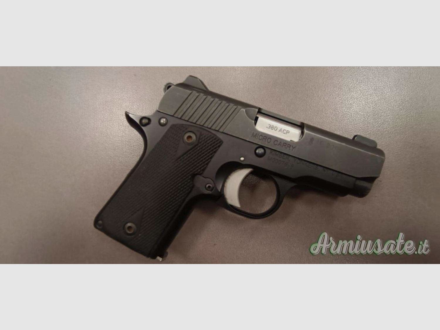 Kimber Pistolet Micro Carry Black Cal.9 Court, image 1 sur 2