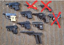 2# lote de pistolas de fogueo (individuales a petición)