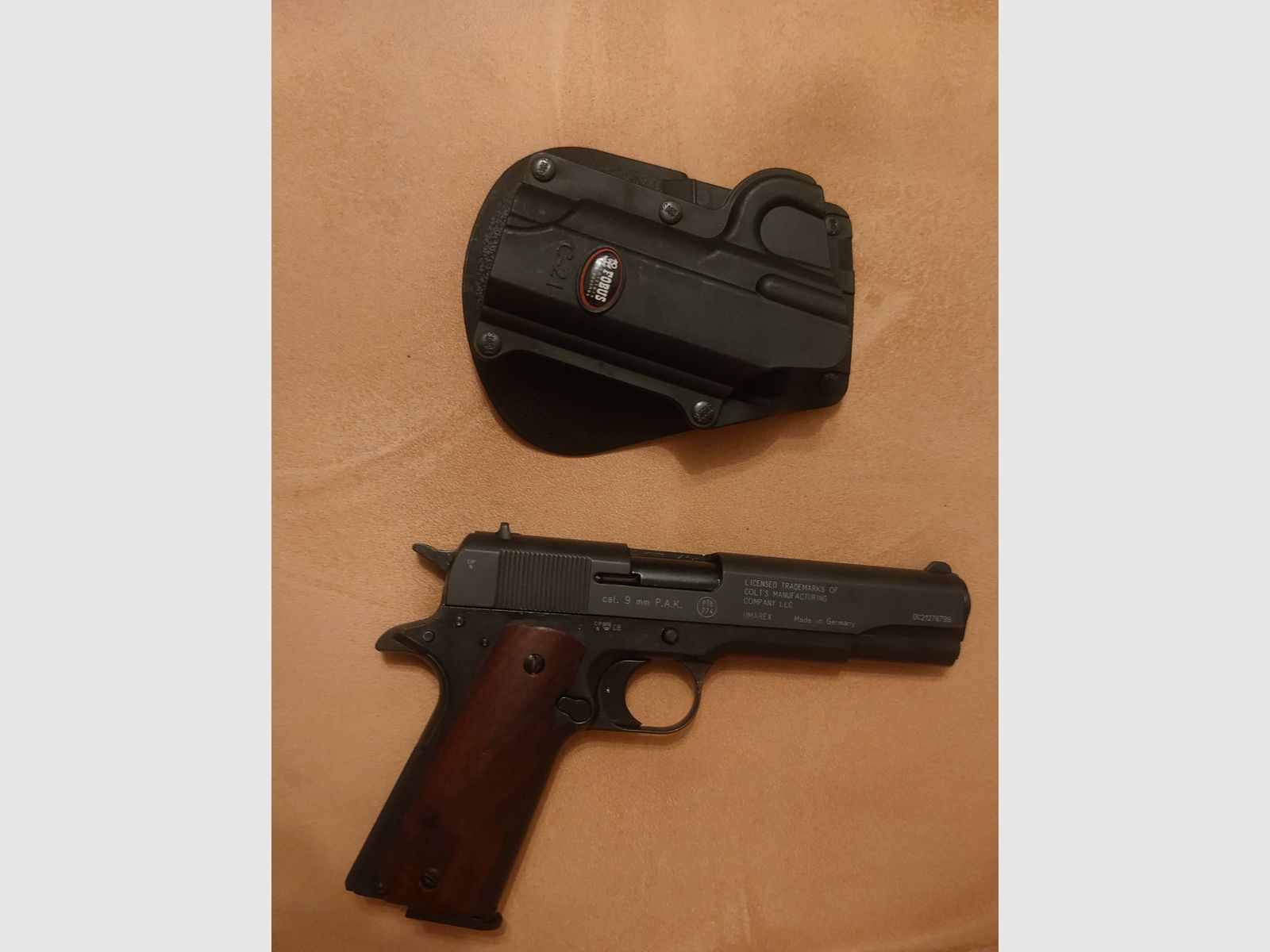 Fobus Holster per destrimani Colt