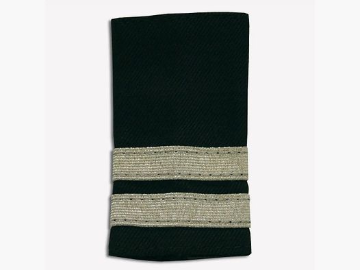 Insignia de rango original de la Bundeswehr - 2 franjas / negro