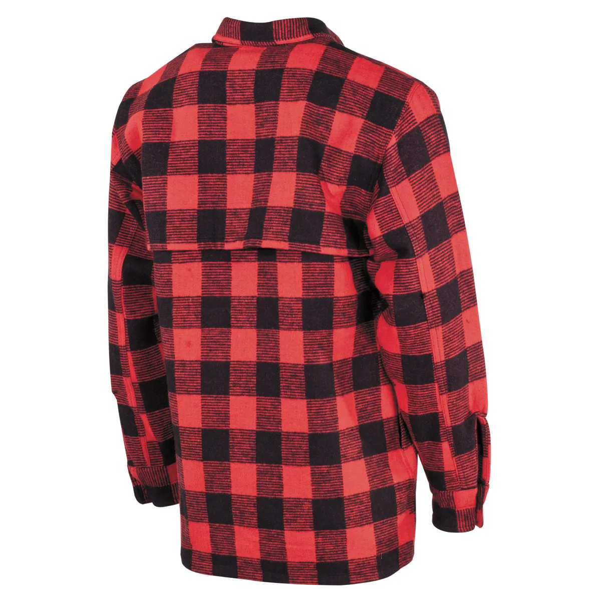 Chemise de bûcheron, qualité lourde, à carreaux rouge / noir, taille XXL, image 2 sur 3