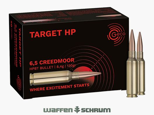 Geco Target HP 8,4g - 130gr 6,5x55SE 50-pack