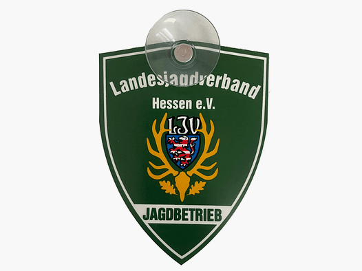 LJV Hessen - Autoschild "Jagdbetrieb"