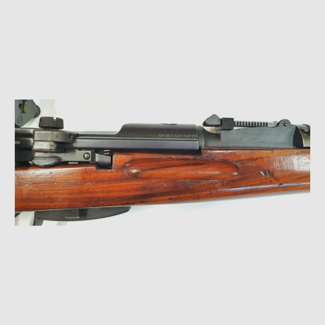 Waffenfabrik Bern Repetierbüchse Waffenfabrik Bern Schweizer K31 Kaliber 7,5x55swiss komplett nummerngleich + Diopter
