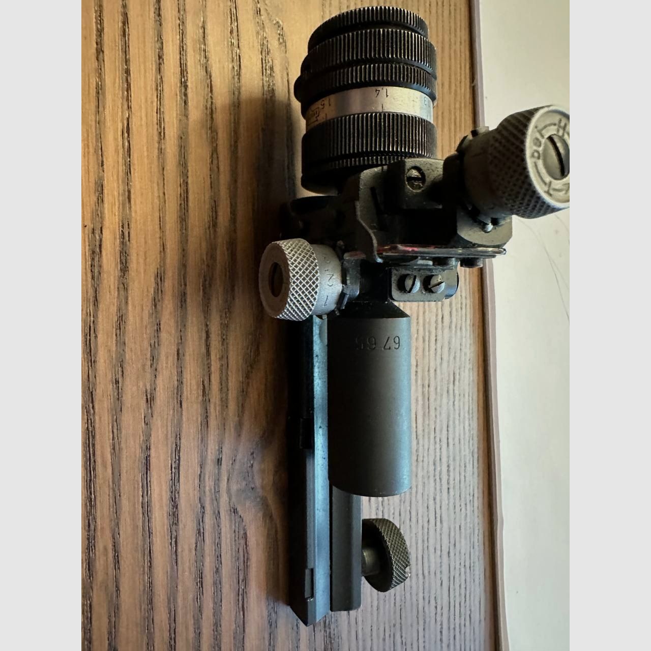 Anschütz precision diopter - front sight tunnel in different display