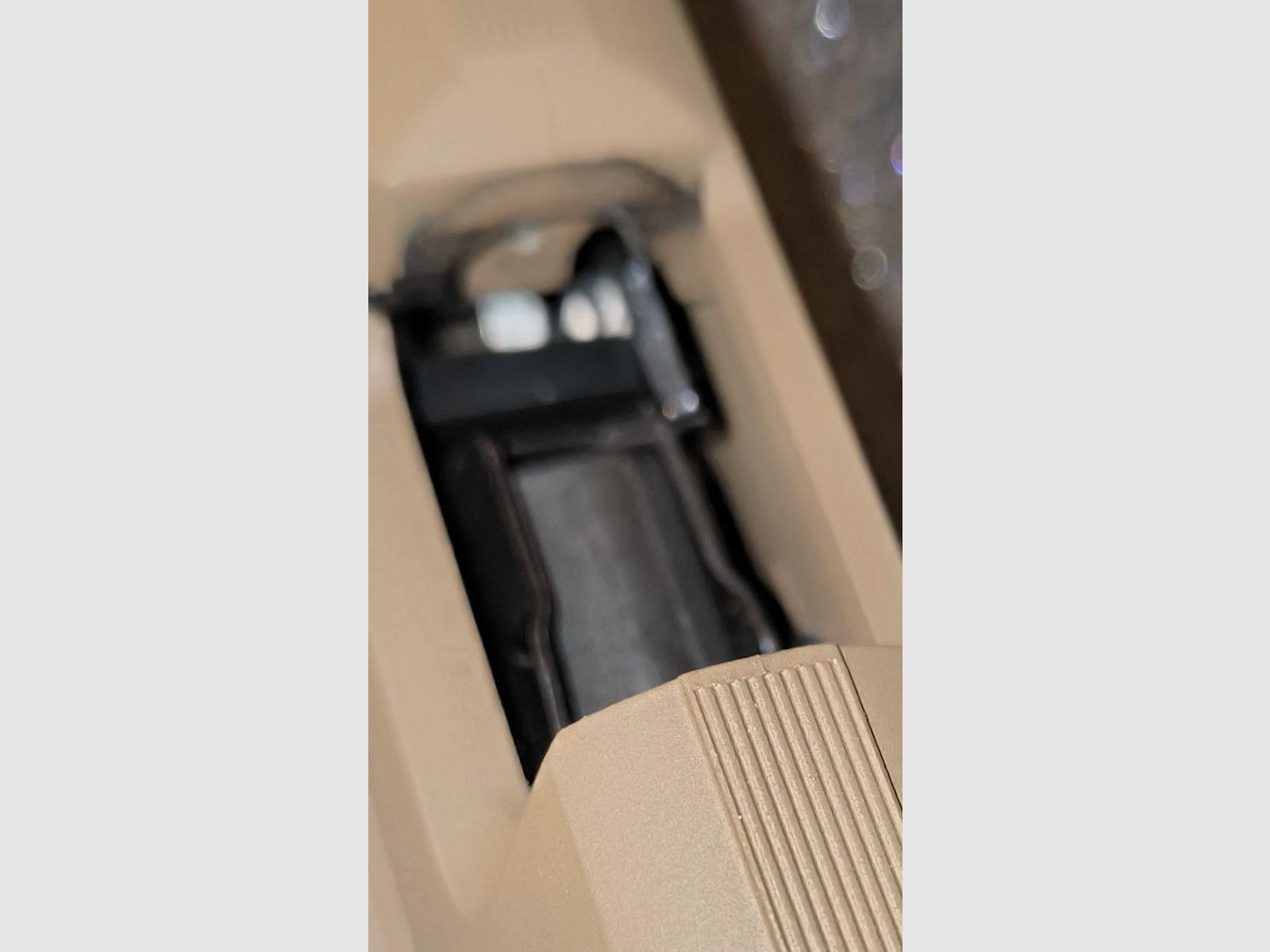 Schreckschuss, SRS-Waffe 9mmPAK, Walter PPQ M2 Farbe FDE & Original Walter Koffer 