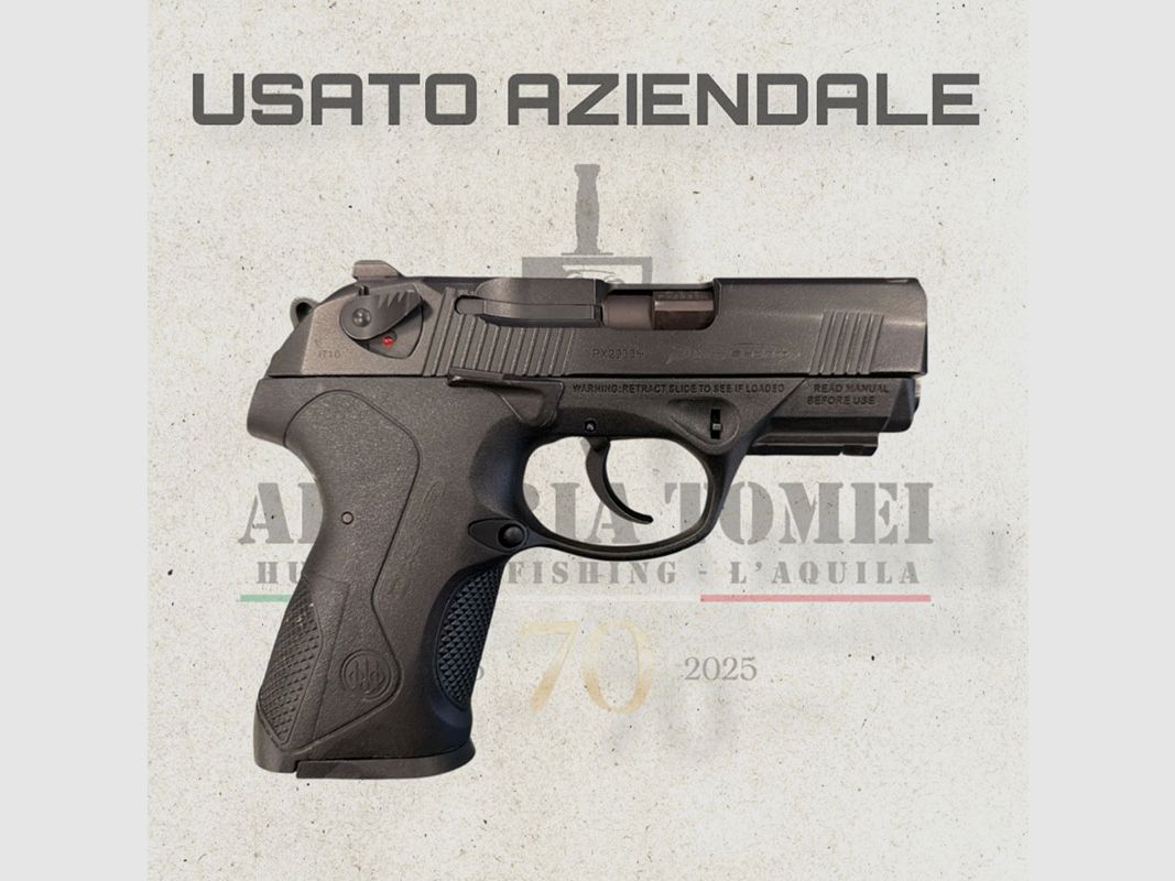 USATO – PISTOLA – BERETTA MOD. PX4 STORM COMPACT TYPE F cal. 9×19, immagine 2 di 2
