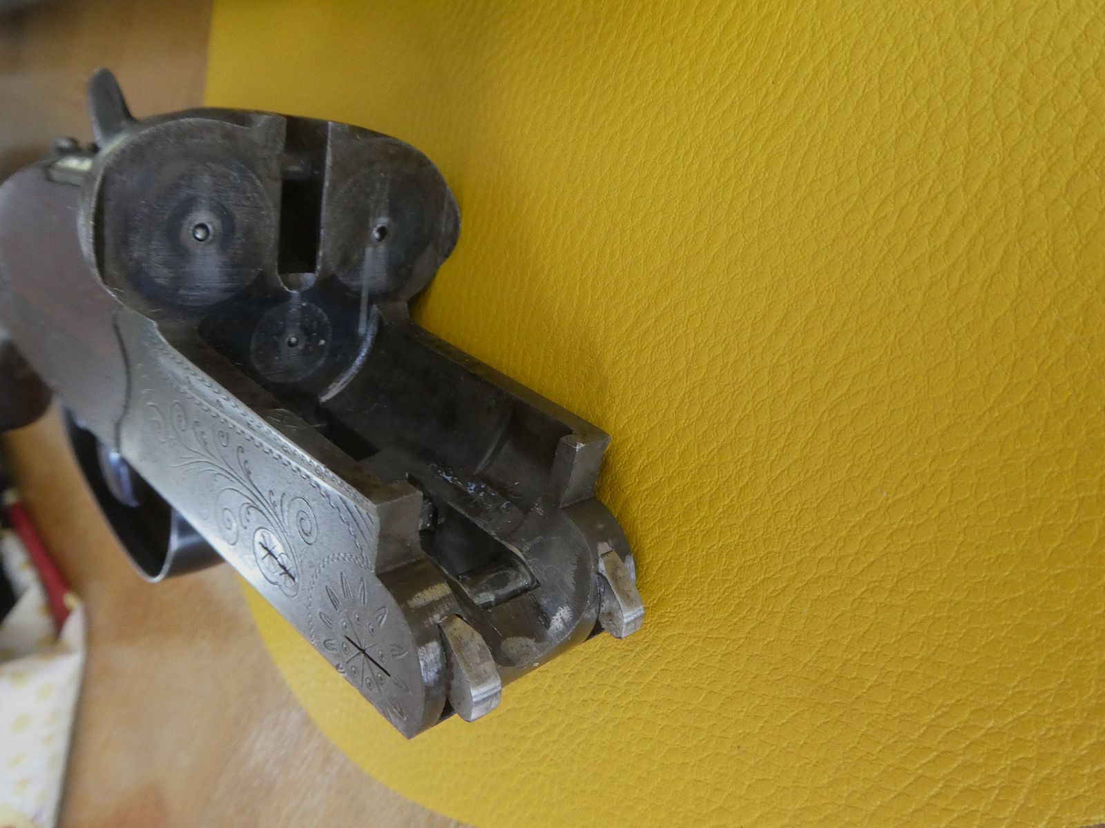 Suhler Drilling Mod 32 im Kaliber 16/70 und 7x57R, Q1 gestempelt