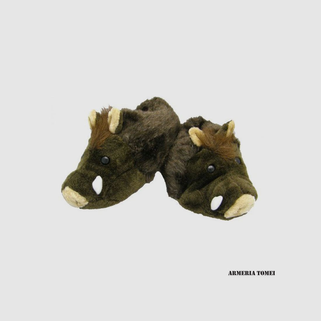 Plush Slippers Wild Boar