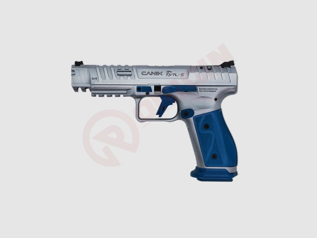 CANIK SFX9 RIVAL STEEL CHROME BLUE, image 1 sur 2