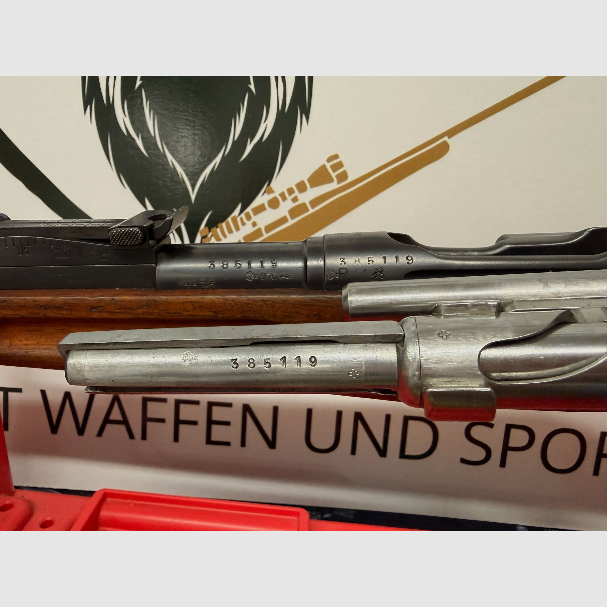 Karabiner 31 (K31) Waffenfabrik Bern  – Kal. 7,5x55 Swiss – Vollständig Nummerngleich inkl. Magazin, Bild 5 von 11