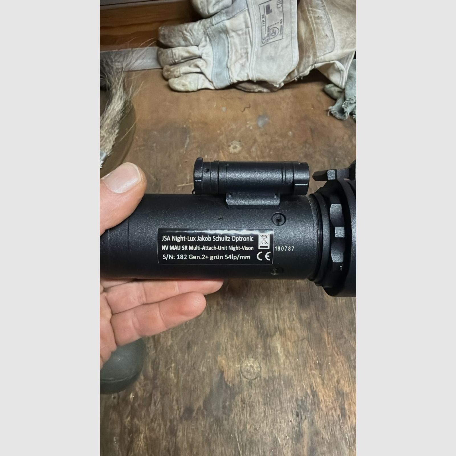 Dipol DN37 pro mini appareil de vision nocturne avec éclairage Nightlux IR-850