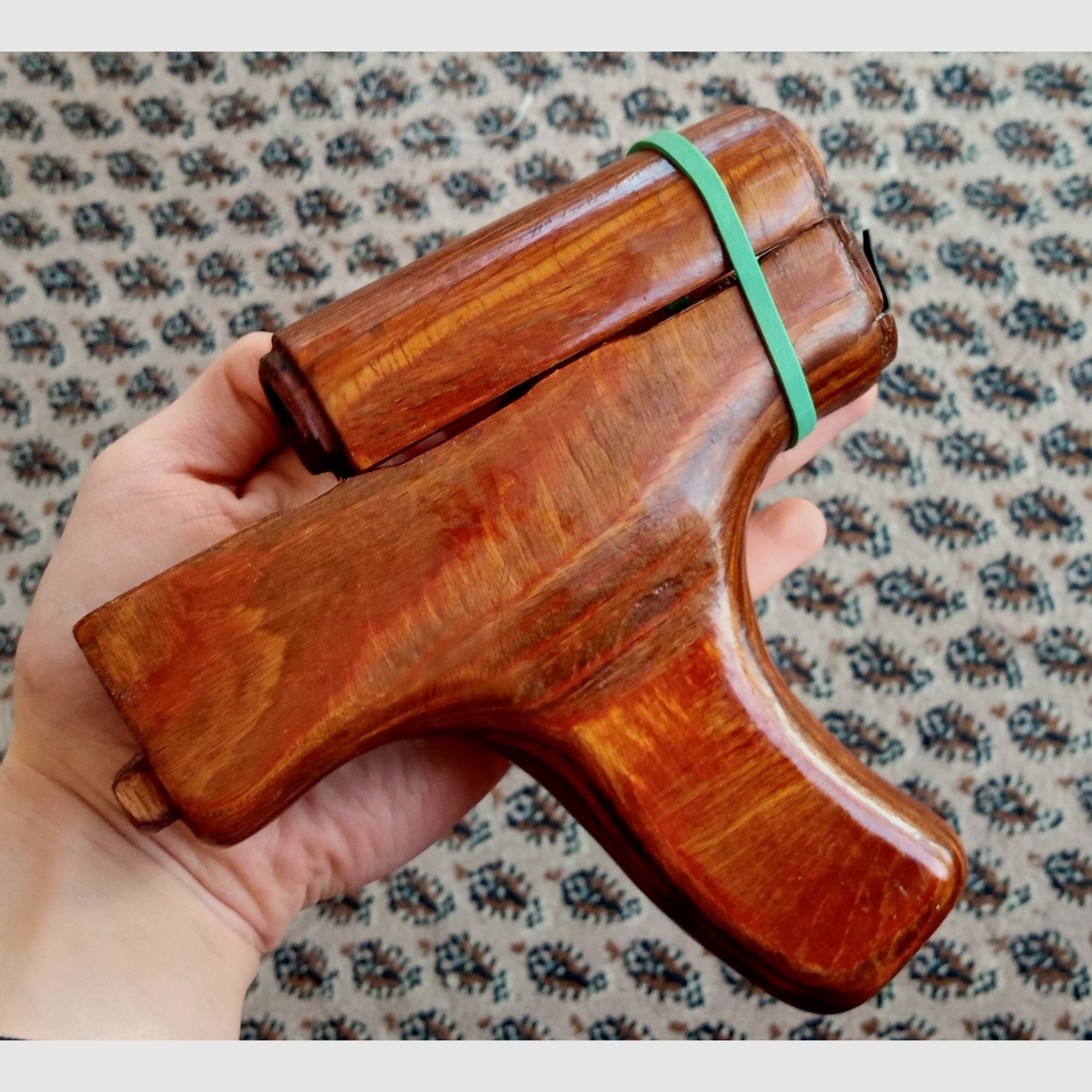 Original Rumänischer AK Handschutz s.g. Esel-Pimmel (Uluc) Schichtholz Romy Donkey Dong für PM md.63 md.90 AIMR AIMS // AKM Vordergriff ideal für Cugir WASR