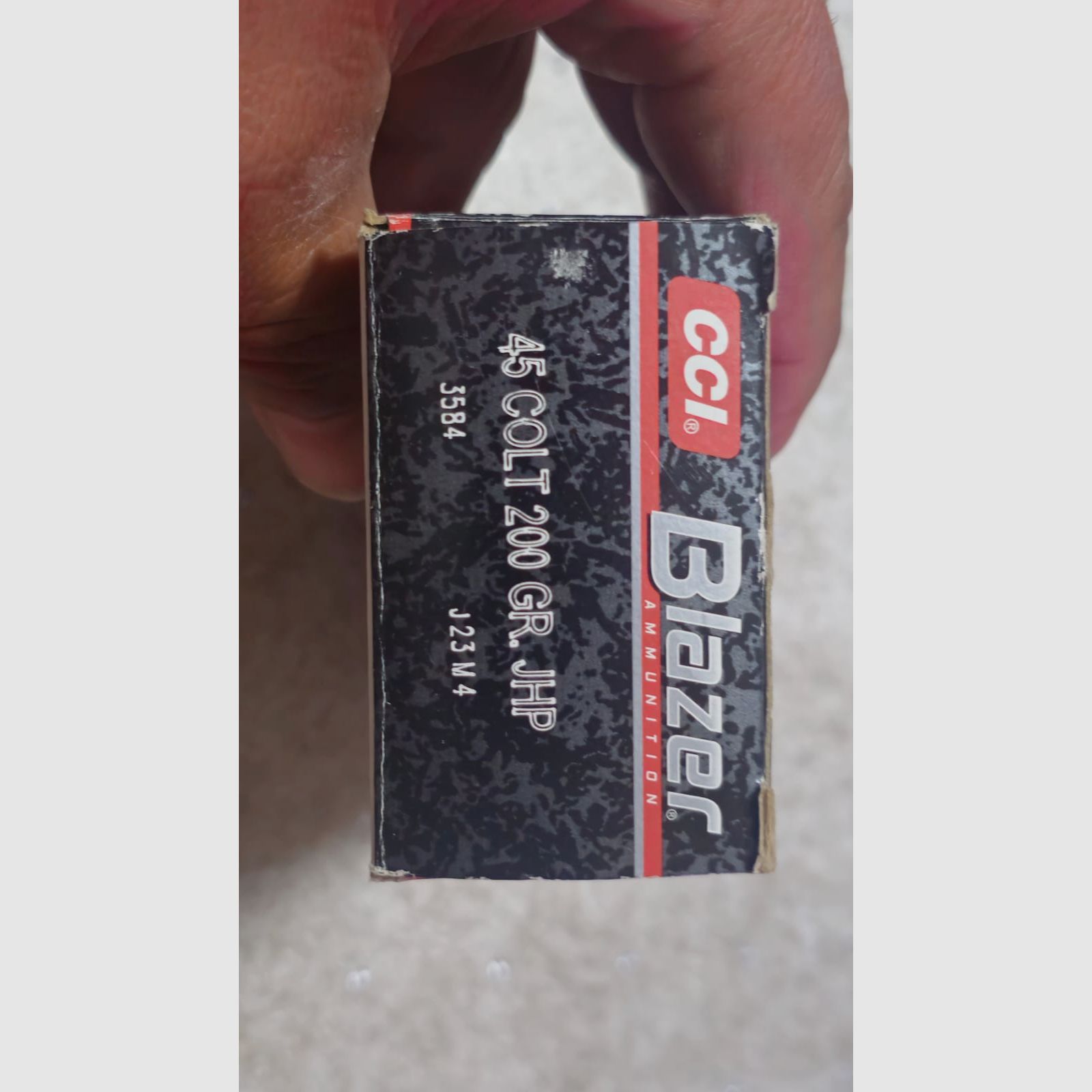 CCI Blazer Aluminium .45 Colt 200GR JHP 50 Patronen