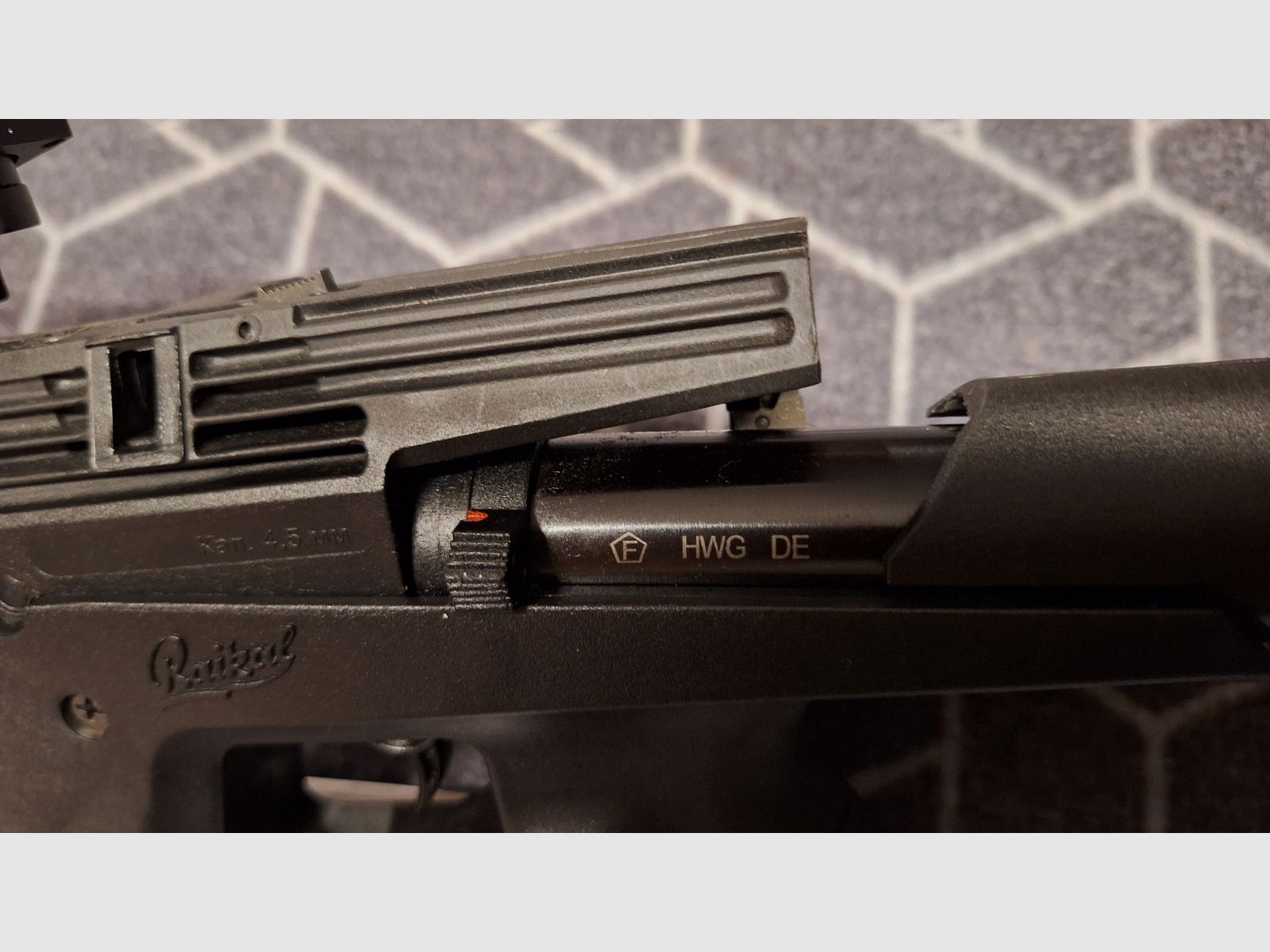 Baikal IJ61/MP61 Federdruck Seitenspanner mit Reddot - Rarität für Sammler!