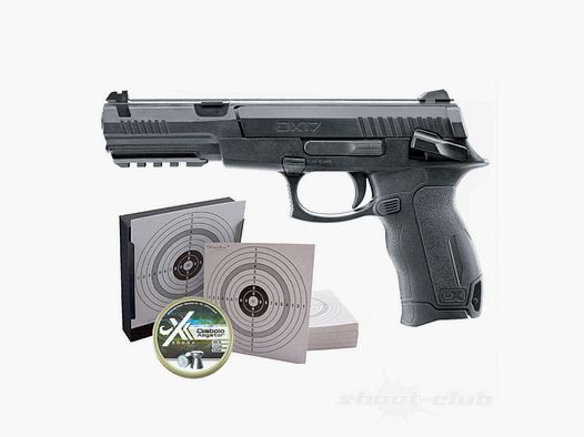 Pistolet UMAREX DX17 UX Tornado en set de 4,5 mm