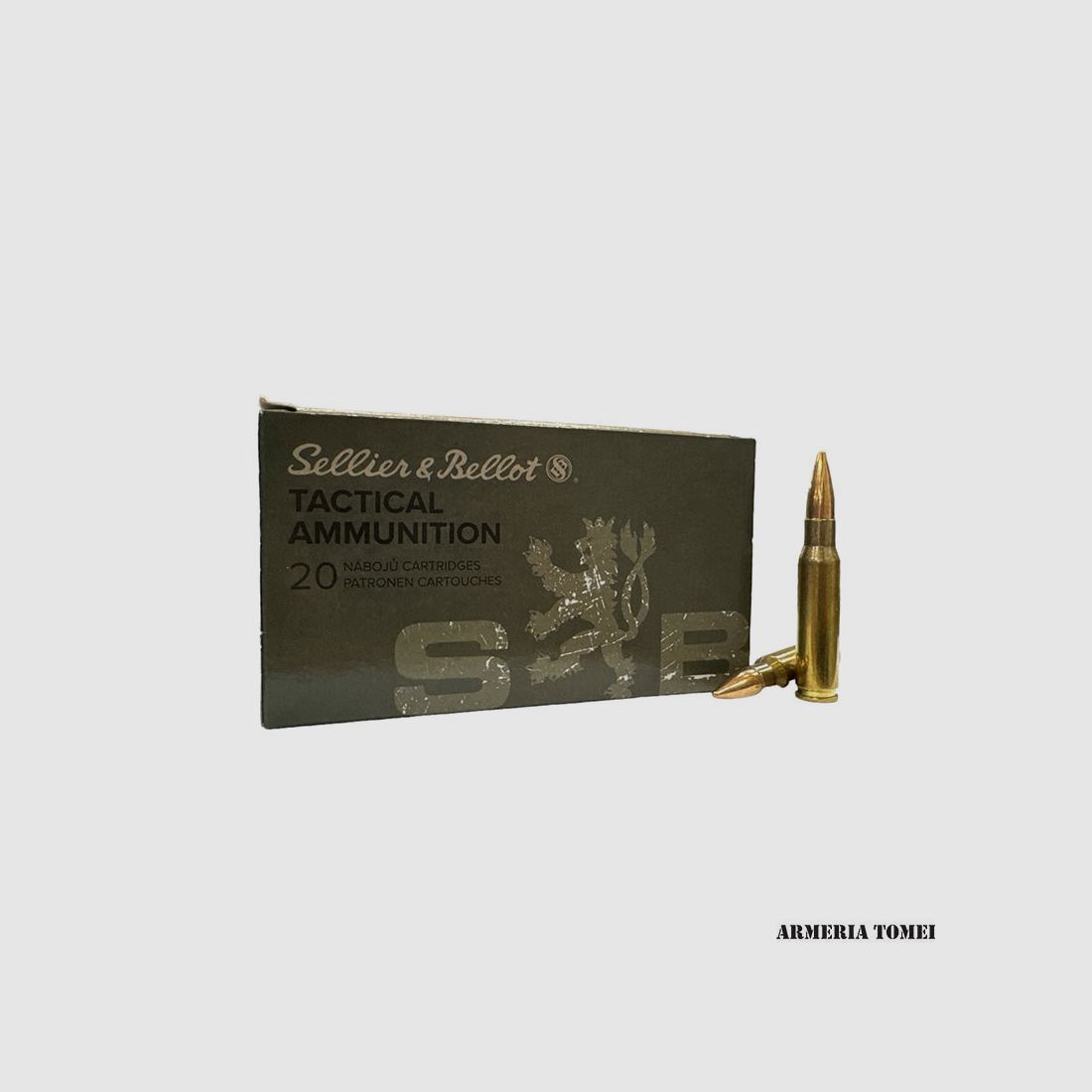 SELLIER & BELLOT – 7,62×51 200gr 13,0g FMJ SUBSONIC No.2950 (20PZ)