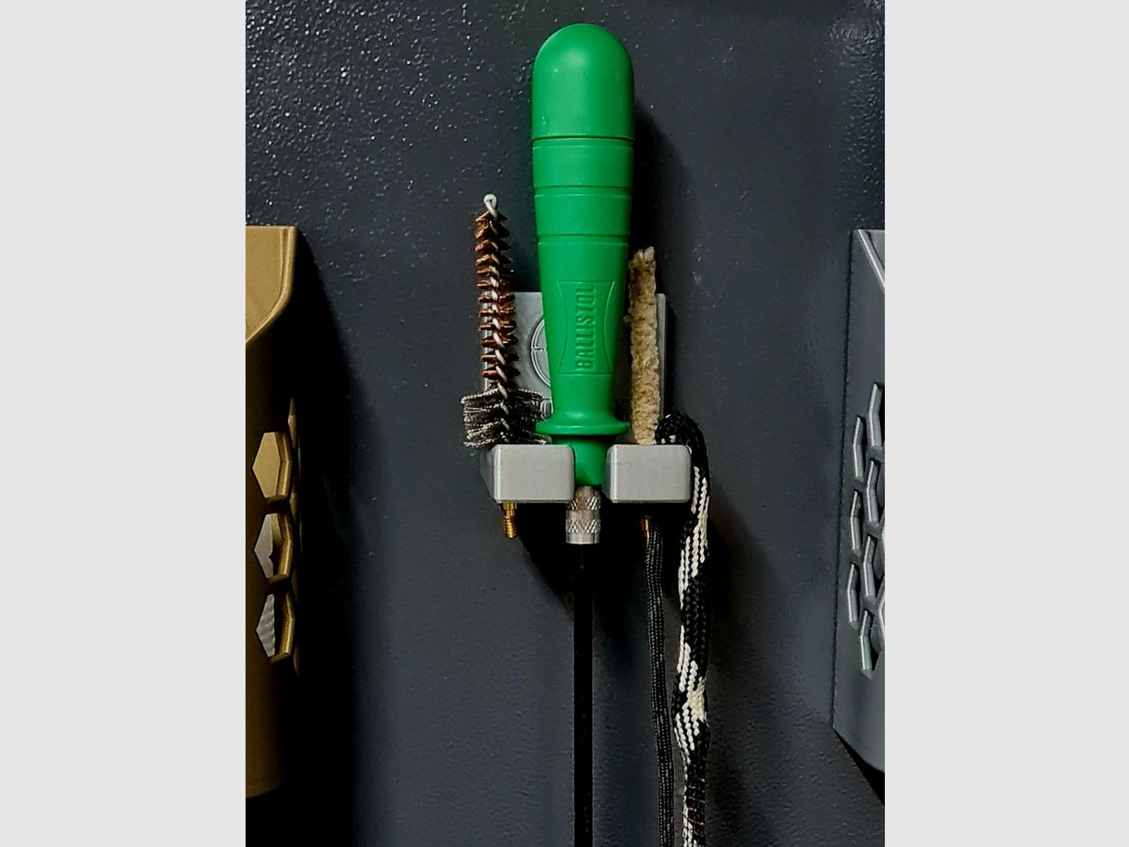 Putzstock- / Reinigungsschnur-Halter, magnetisch, individualisiert