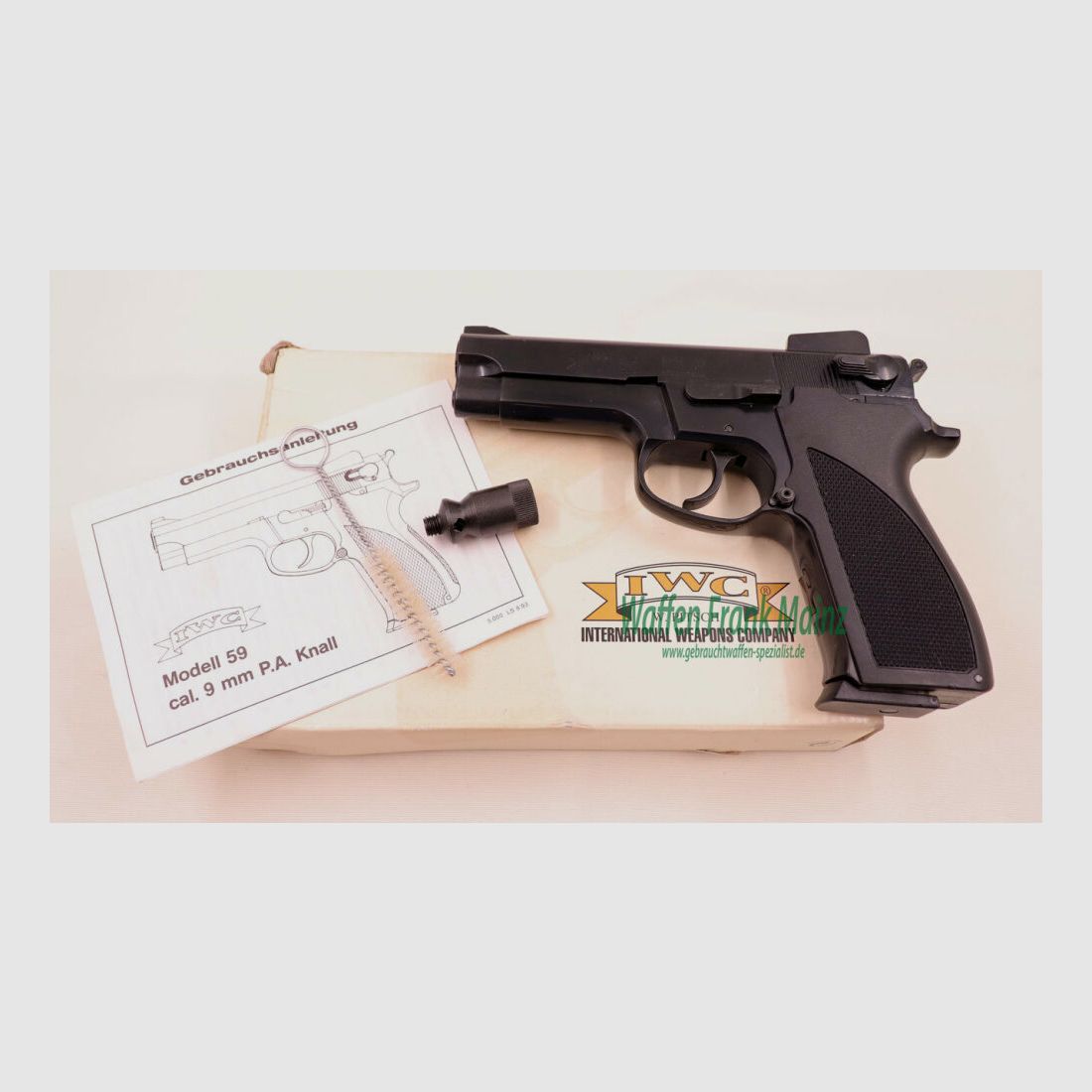 IWC/Enser-Sportwaffen Mod. 59 9mm P.A.K., Bild 3 von 3